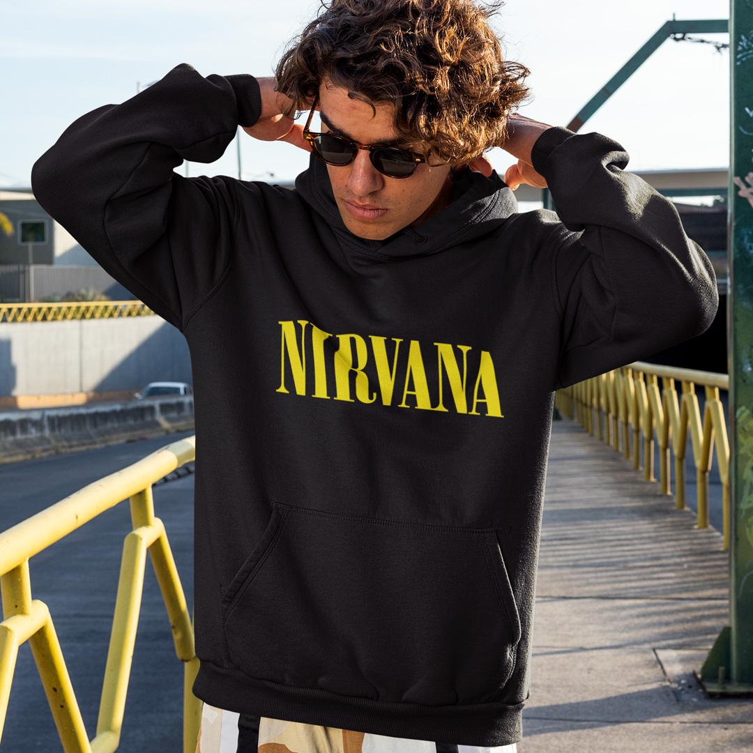Худи унисекс флисовый Nirvana In Utero 1993 M Черный (31264133)