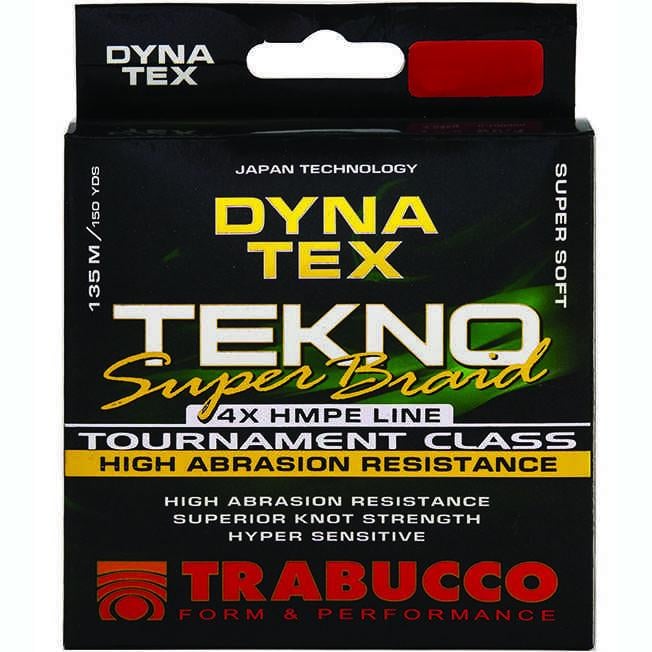 Шнур плетенный Trabucco Dyna-Tex Tekno Super Braid #1.5 0,205 мм 25lb 11,34 кг 135 м - фото 1