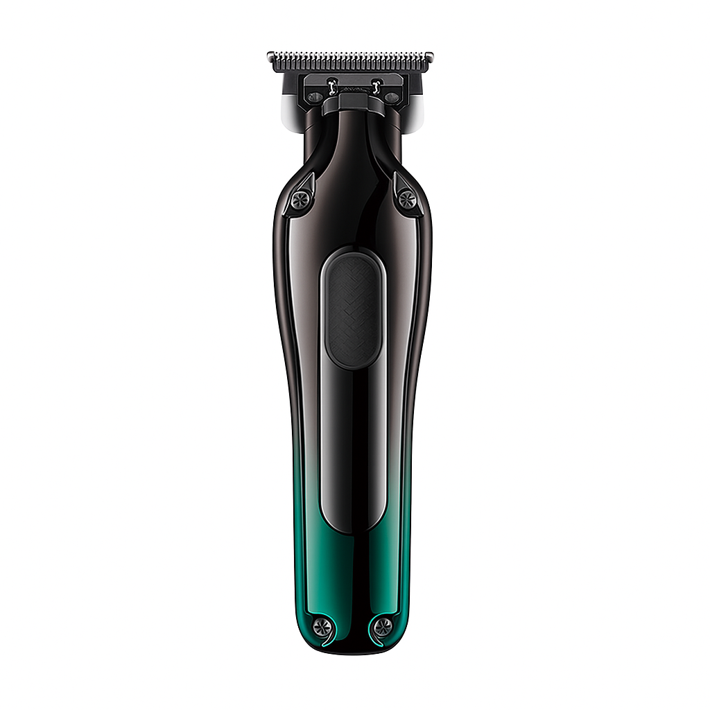 Триммер VGR V-998 з LED дисплеєм та 4 насадками Чорний/Зелений (30492142)