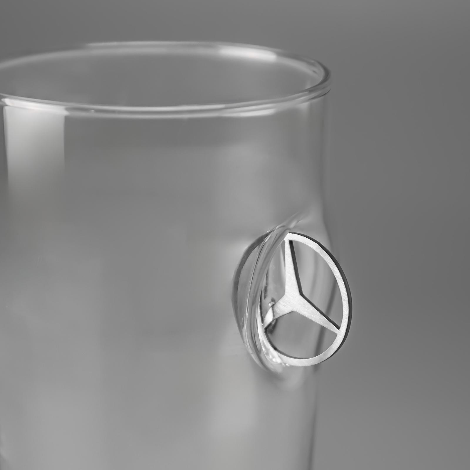 Бокал для пива с автомобильной вставкой Mercedes VSKLO 500 мл (19483985) - фото 2 Бокал для пива с автомобильной вставкой Mercedes VSKLO 500 мл (19483985) - фото 2
