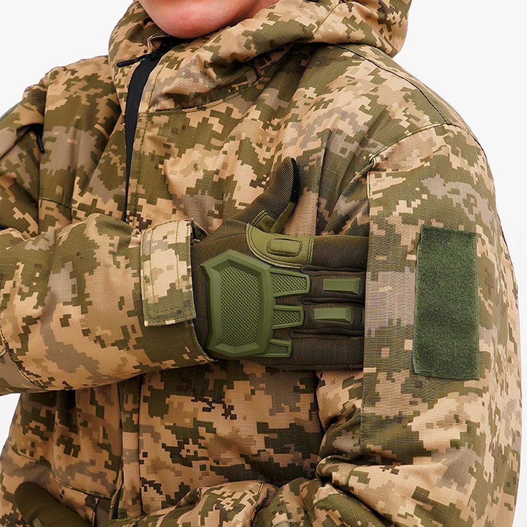 Куртка-бушлат зимняя для ВСУ Ukr Cossacks Softshell ММ14 р. 54 Пиксель (UC_TLJ001STS_005-54) - фото 6