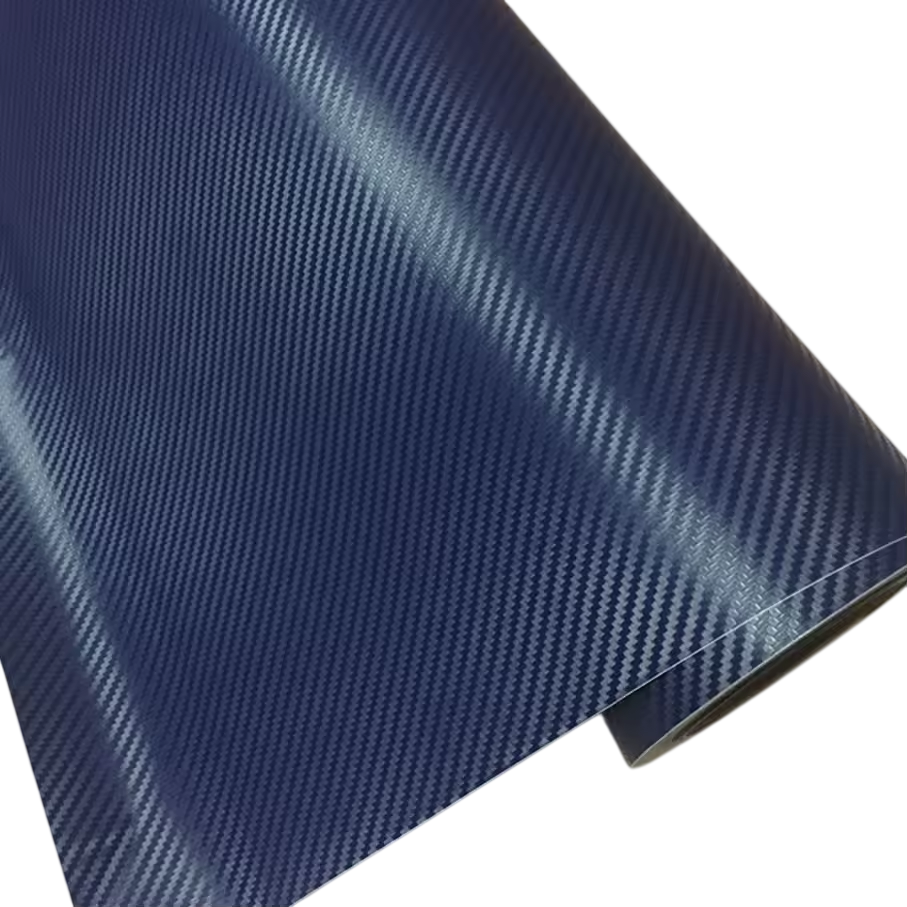 Пленка карбоновая 3D 30×150 см Синий (SK-0109)