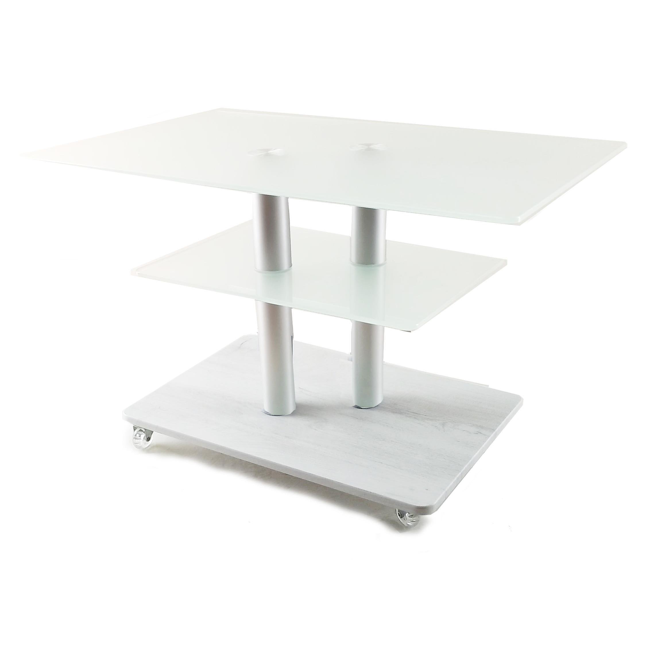 Стол журнальный стеклянный Commus Bravo Max P ss-sosnak-2alm60 Белый (444820254) Стол журнальный стеклянный Commus Bravo Max P ss-sosnak-2alm60 Белый (444820254)