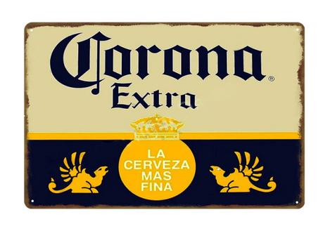 Табличка винтажная металлическая Corona Extra Resteq 30х20 см (VA-Corona) Табличка винтажная металлическая Corona Extra Resteq 30х20 см (VA-Corona)