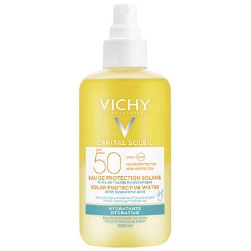 Спрей солнцезащитный Vichy Capital Soleil Solar Protective Water SPF50 с гиалуроновой кислотой для лица и тела (1948283126)