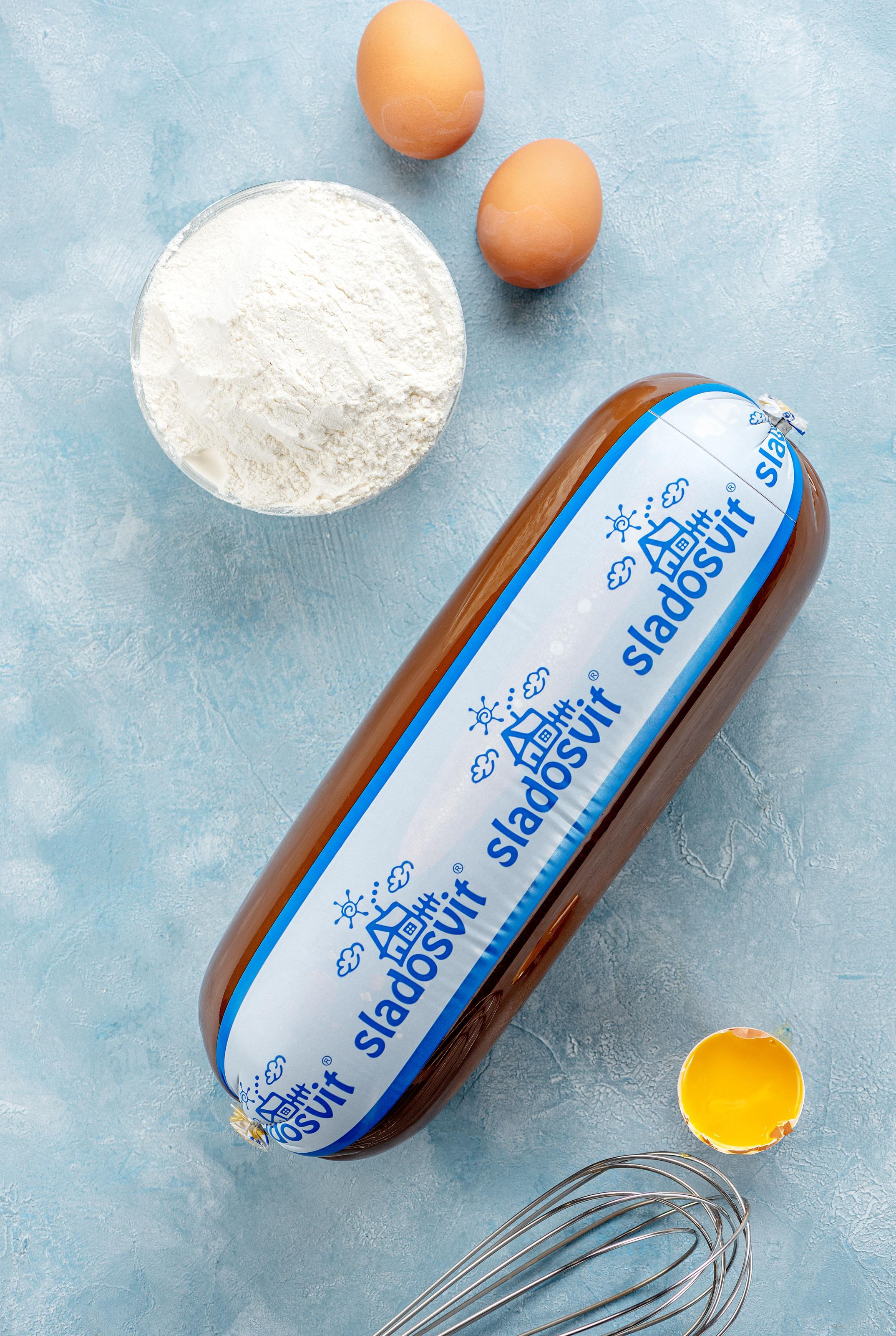 Згущений продукт харчовий варений Sladosvit з молоком ваговий 3,5 кг (000005)