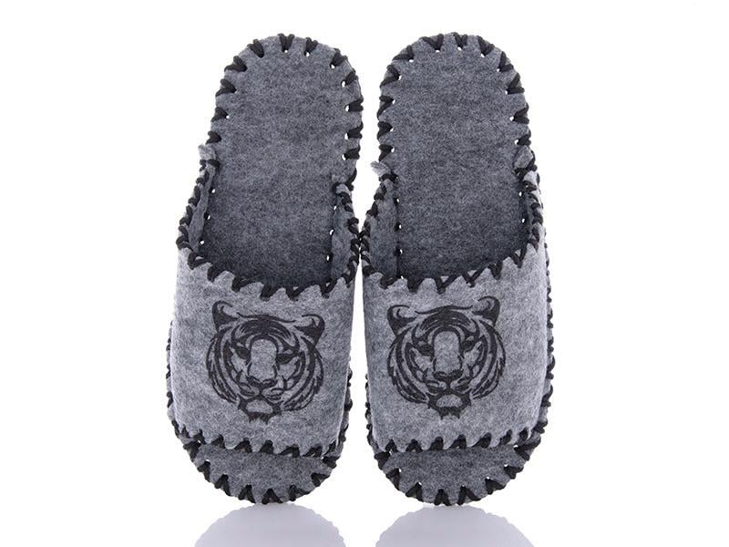 Капці фетрові чоловічі VENDS 367 р. 44-45 Сірий