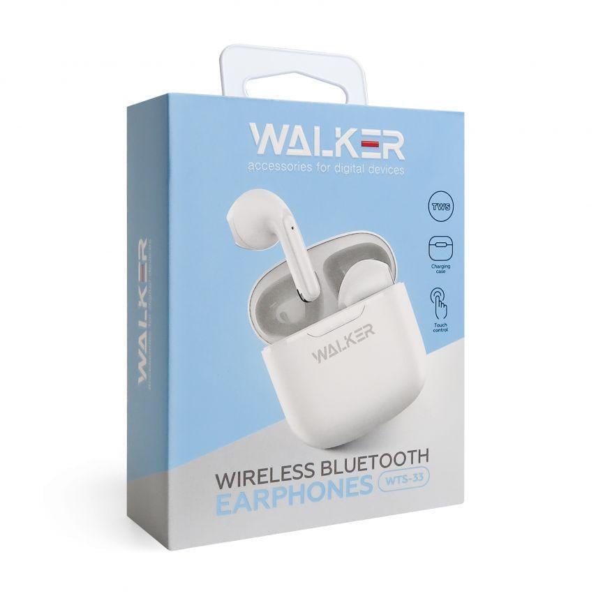 Навушники Bluetooth WALKER WTS-33 White - фото 15 Навушники Bluetooth WALKER WTS-33 White - фото 15