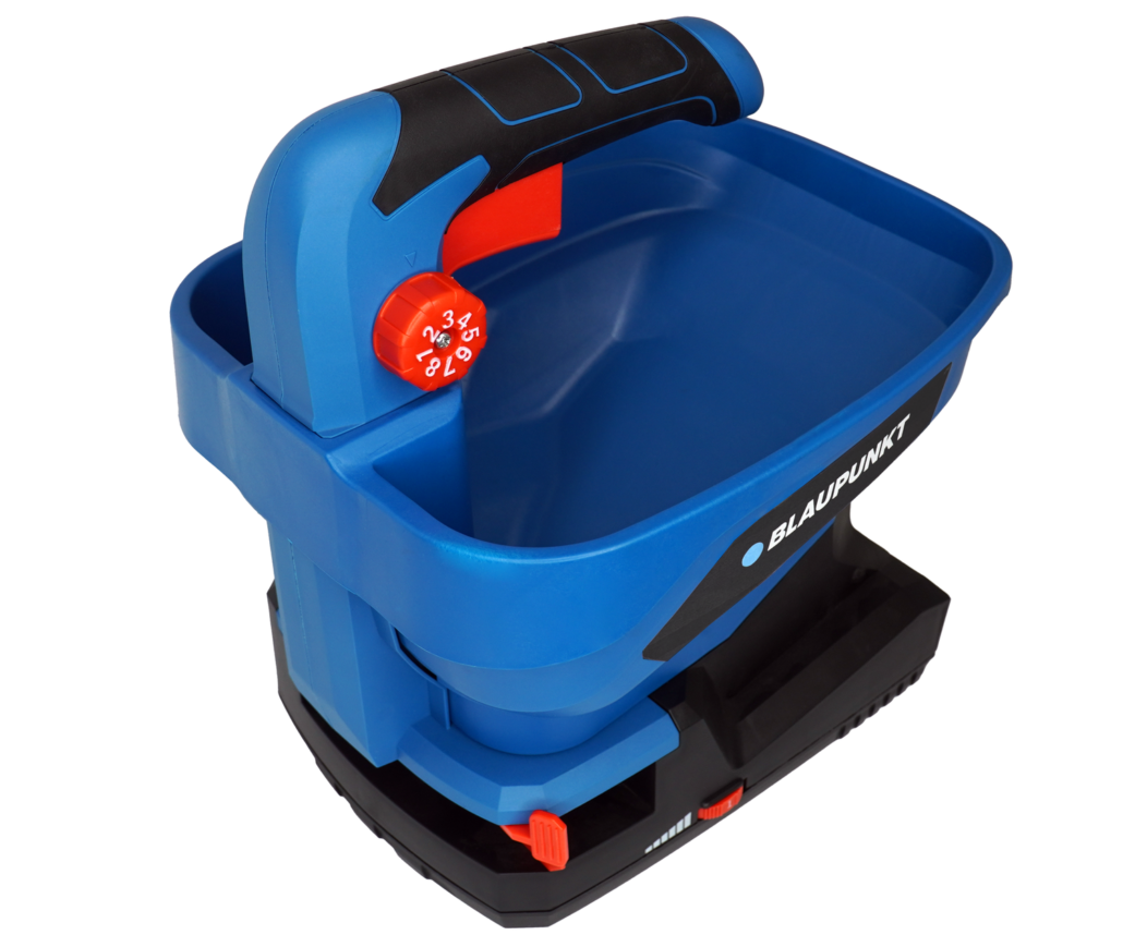 Сеялка-разбрасыватель ручная садовая аккумуляторная Blaupunkt USB 7,2 Вт бак 3,3 л для посева травы внесения удобрений и распределения соли - фото 2