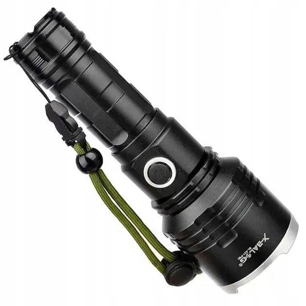 Ліхтар ручний X-balog BL-531-P90 26650 USB/microUSB/3хААА R3 PowerBank пило-вологозахищений 8800 mAh (30568559)