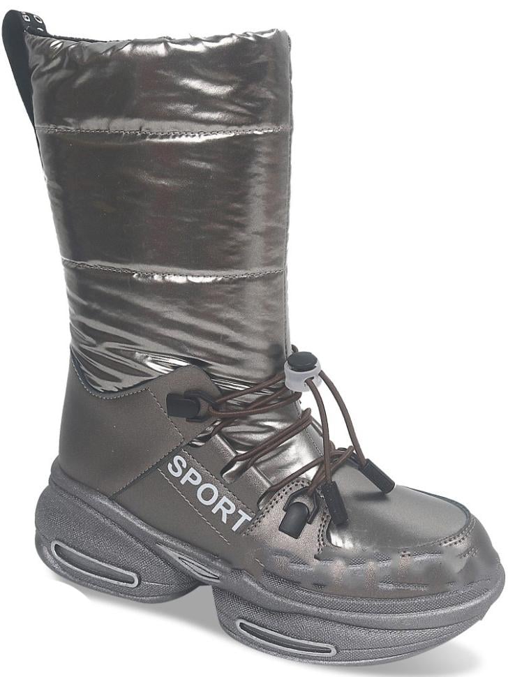 Дутики TOM.M 9712B на овчине р. 38 Бронзовый (96886)