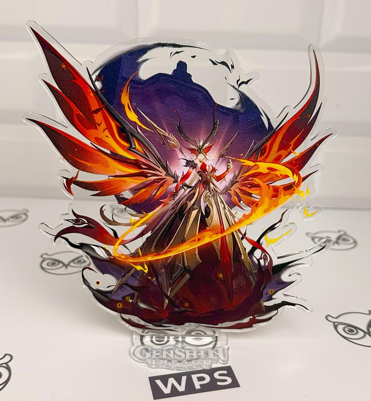 Фигурка коллекционная акриловая Genshin Impact Синьора в роли Багровой Ведьмы Пламени (2109971029)