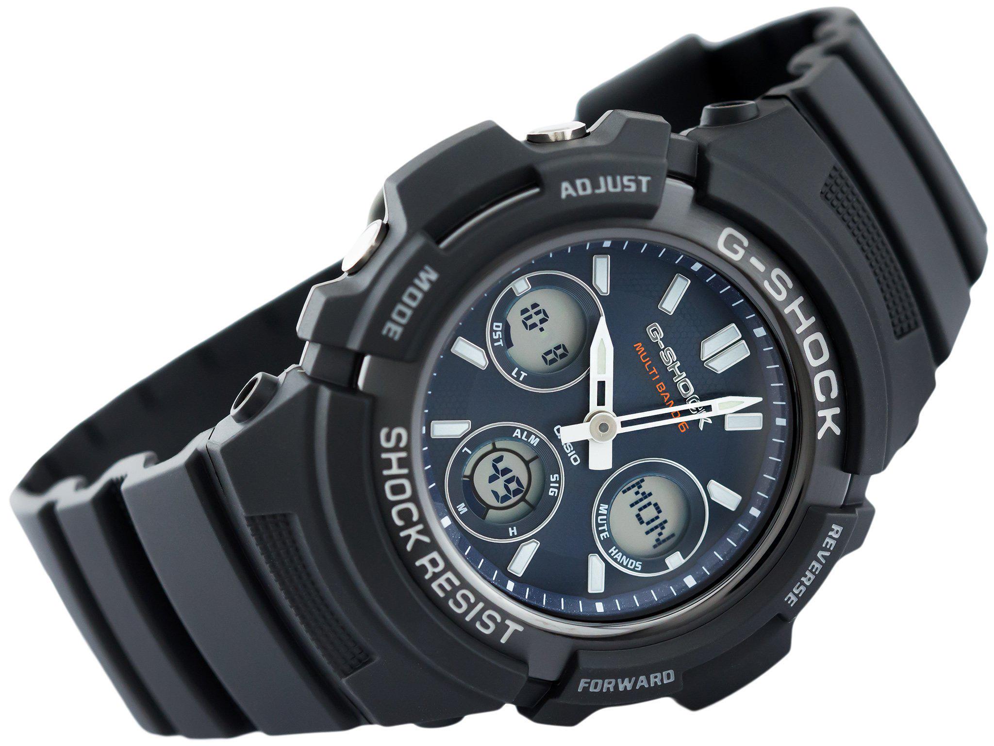 Часы Casio G-SHOCK AWG-M100SB-2AER (1485) - фото 3 Часы Casio G-SHOCK AWG-M100SB-2AER (1485) - фото 3
