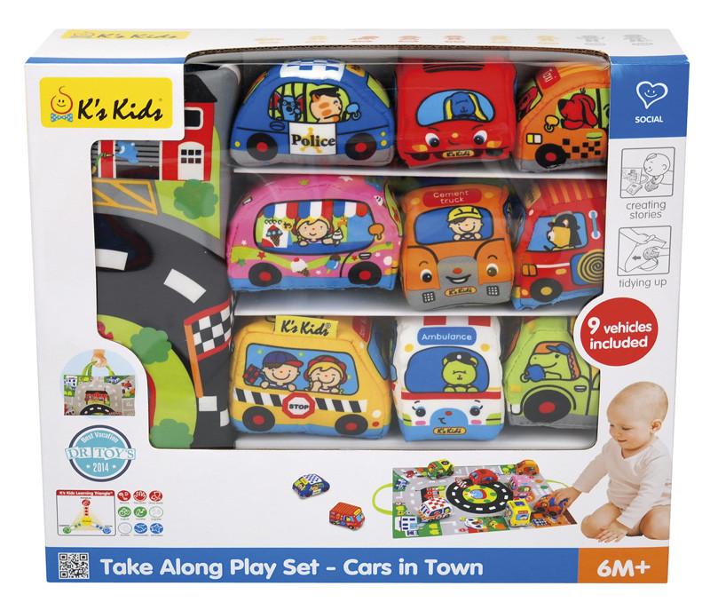 Коврик 3D Ks Kids KA10665-GB Машинки в городе (6610254)
