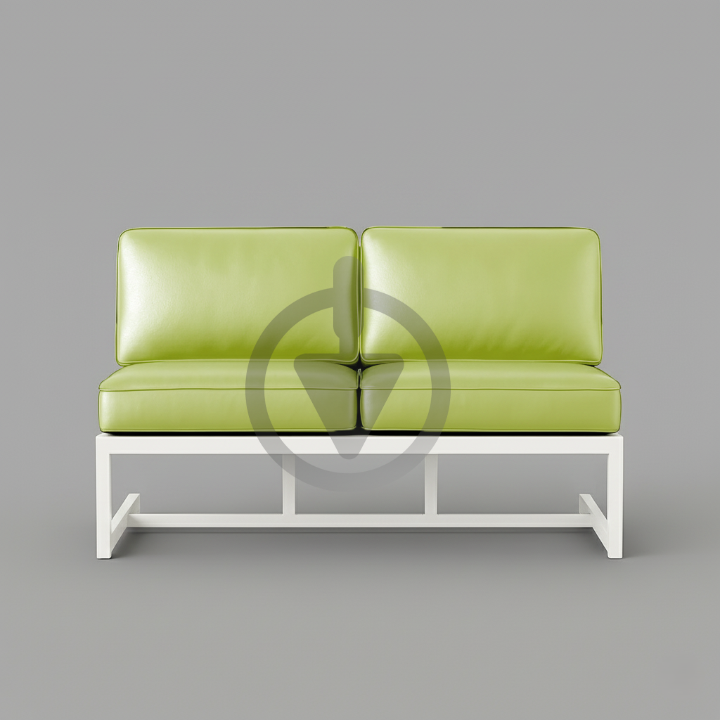 Диван металевий AVVS tech Атлас вуличний лофт екошкіра 156 см Салатовий/Білий (30222938) - фото 2 Диван металевий AVVS tech Атлас вуличний лофт екошкіра 156 см Салатовий/Білий (30222938) - фото 2