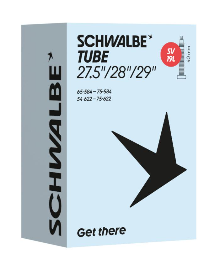 Камера для велосипеда Schwalbe SV19L 40 мм 29"+/27,5"+/54/75-584/622 (TUB-29-78)