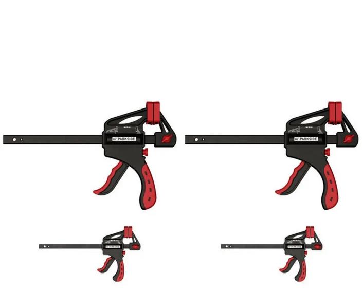 Набор струбцин быстрозажимных Parkside 4 шт. (11493662) - фото 2