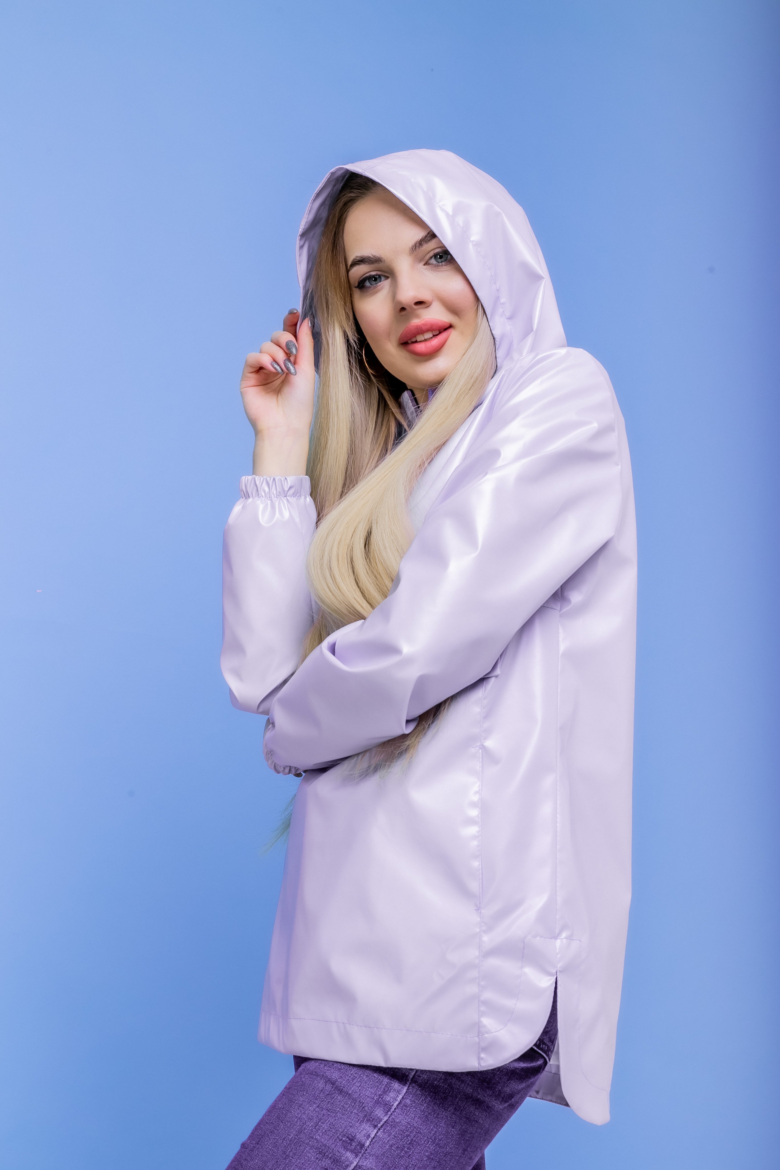 Анорак женский Intruder Unique S Лиловый (1618576634) - фото 4 Анорак женский Intruder Unique S Лиловый (1618576634) - фото 4