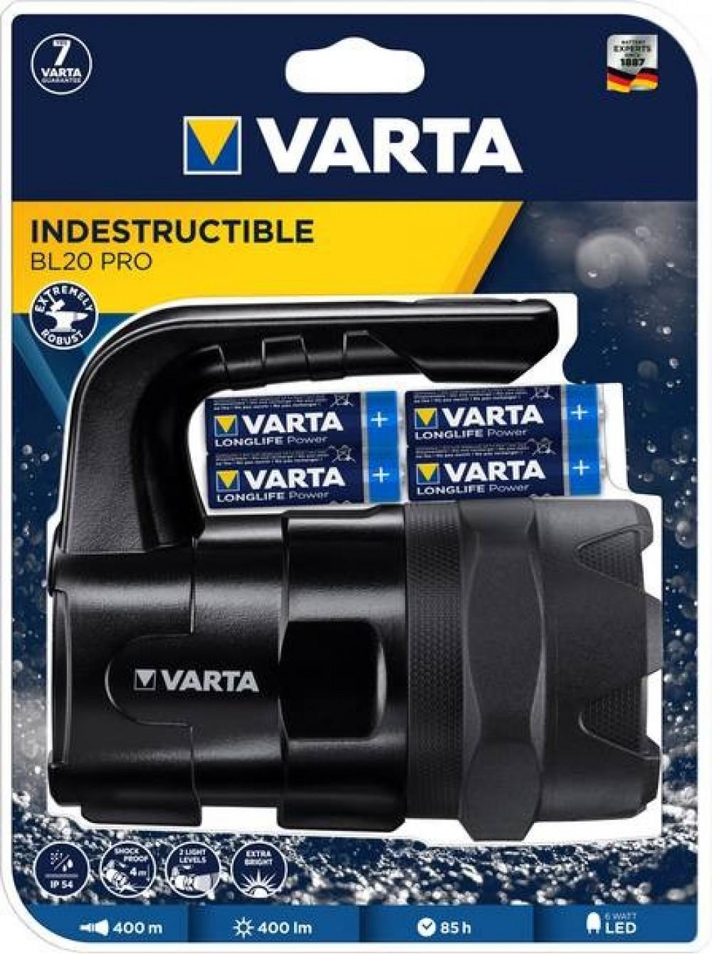 Ліхтарик переносний Varta Indestructible BL20 Pro (8770127) - фото 3