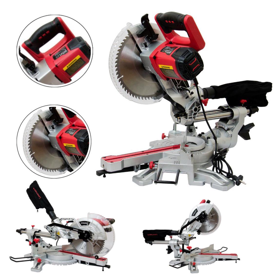 Пила торцовочная Worcraft MST20-255 с протяжкой - фото 3 Пила торцовочная Worcraft MST20-255 с протяжкой - фото 3