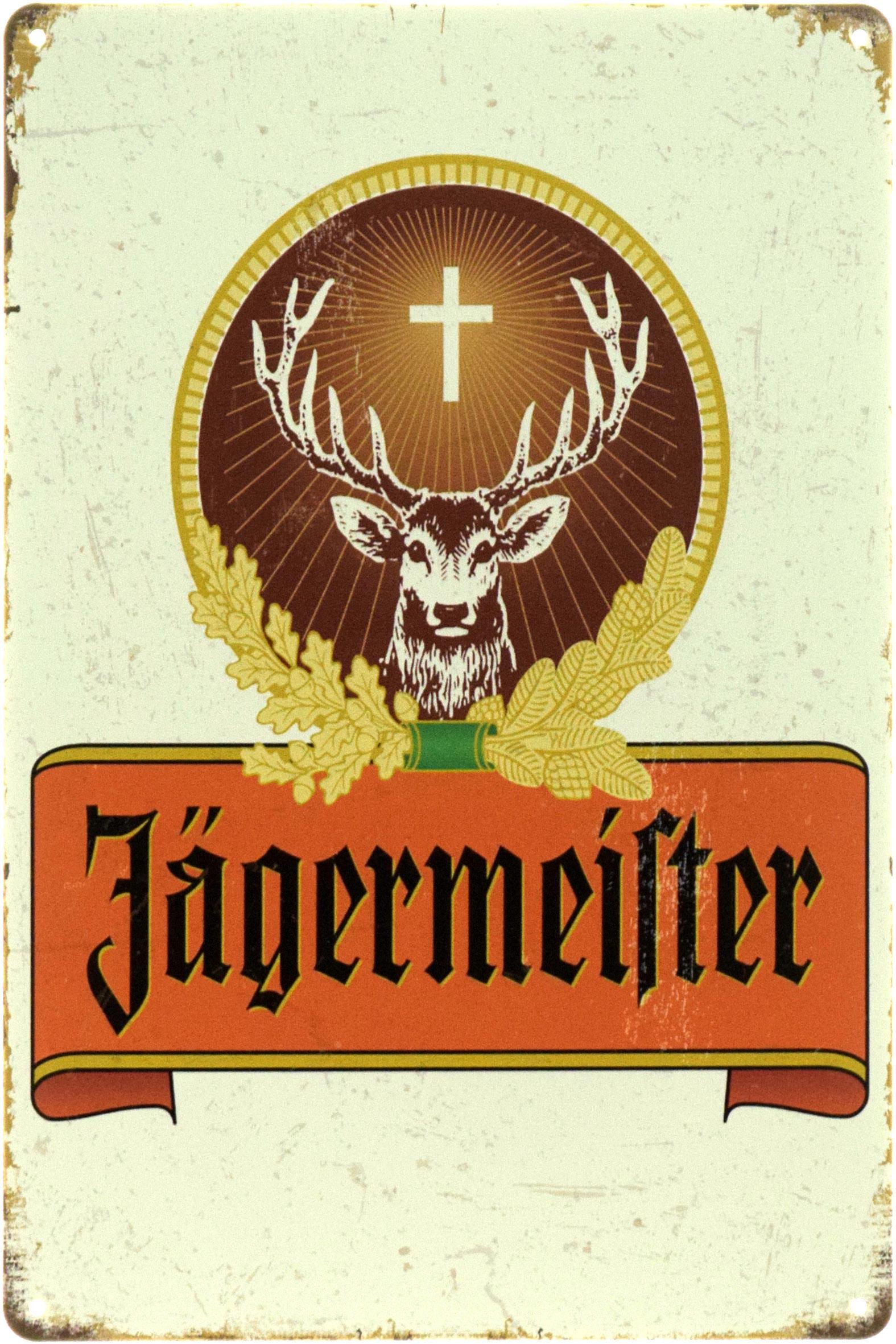 Табличка металева "Jagermeister" 20x30 см (ms-104471)