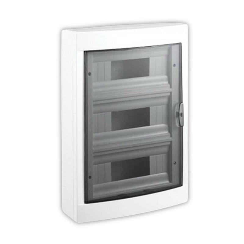 Распределительный щит УЭК ЩРН-П-36 36 модулей пластик 453x295x100 мм навесная прозрачная дверь (MDK23-N-36-40-UEC) Распределительный щит УЭК ЩРН-П-36 36 модулей пластик 453x295x100 мм навесная прозрачная дверь (MDK23-N-36-40-UEC)