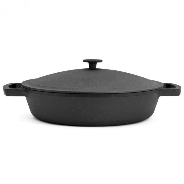 Сковорода чугунная Brizoll жаровня с чугунной крышкой-сковородкой 360 х 80 мм (11784899)