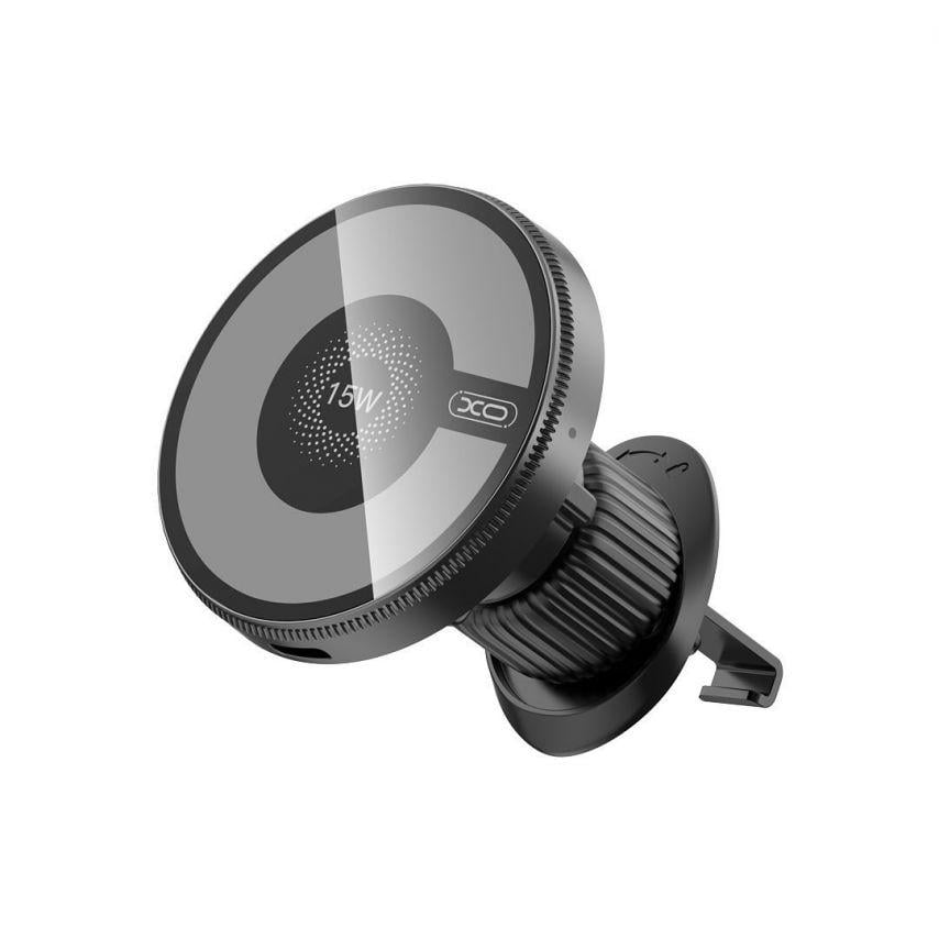 Автодержатель магнитный Xo 15 W Black (CX025)