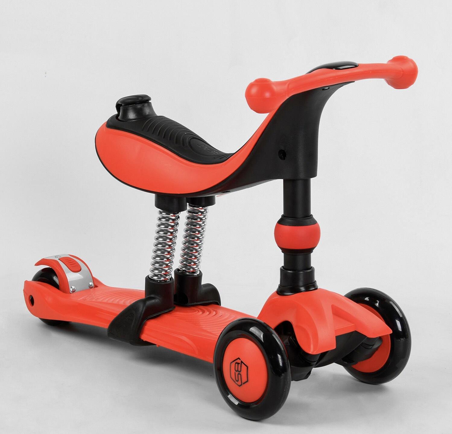 Самокат-велобіг триколісний Best Scooter 3в1 Червоний (71899) - фото 2 Самокат-велобіг триколісний Best Scooter 3в1 Червоний (71899) - фото 2