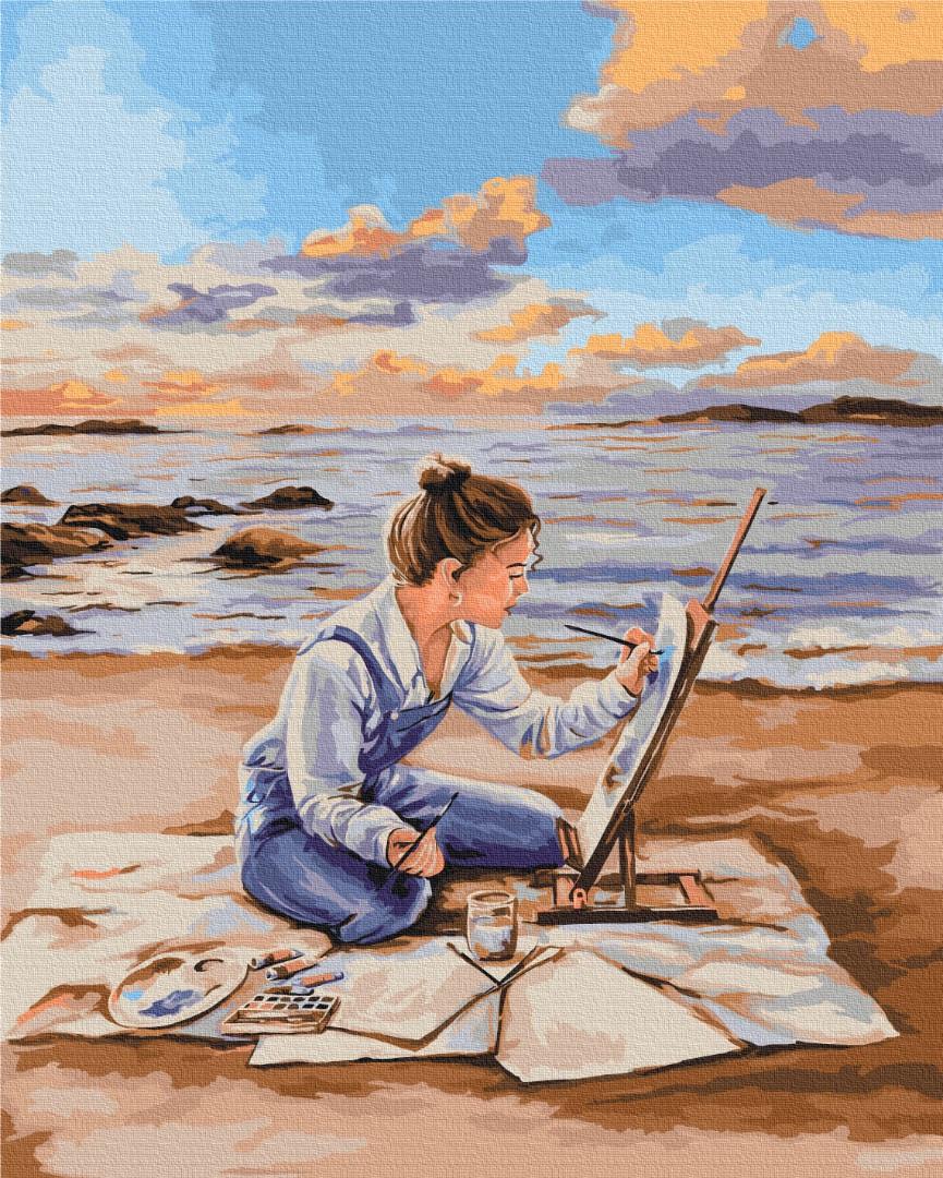 Картина по номерам Brushme Нарисованный закат 40x50 см (BS53128)