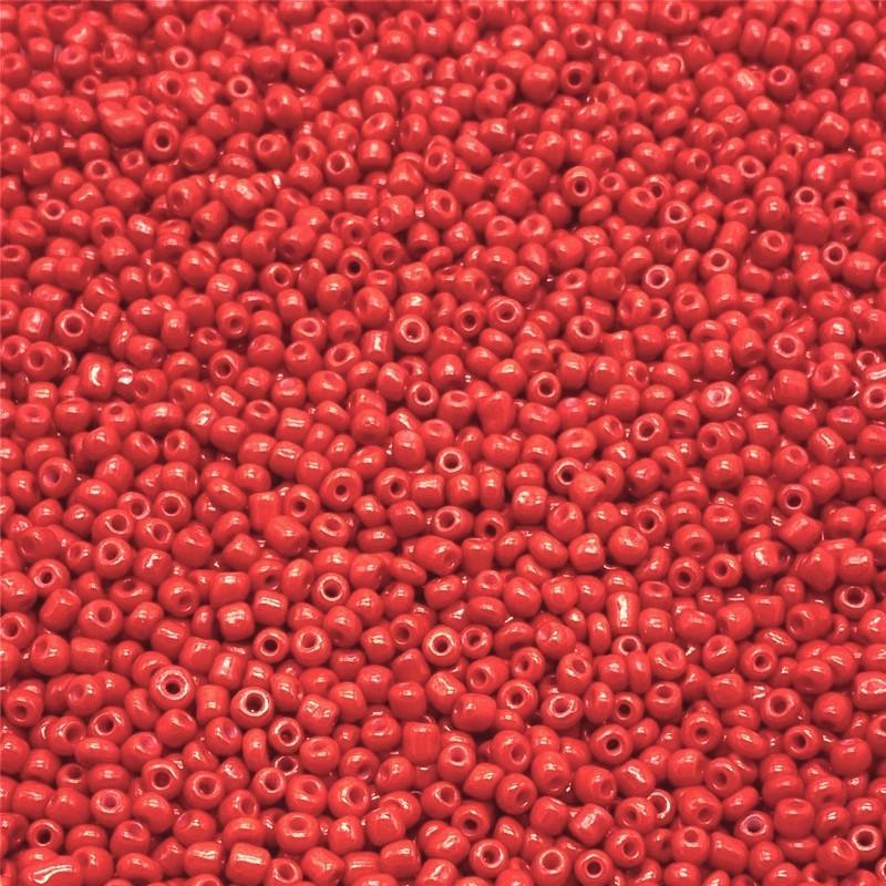 Бісер натуральний 2 мм 50 г Червоний (БР0002н07) Бісер натуральний 2 мм 50 г Червоний (БР0002н07)