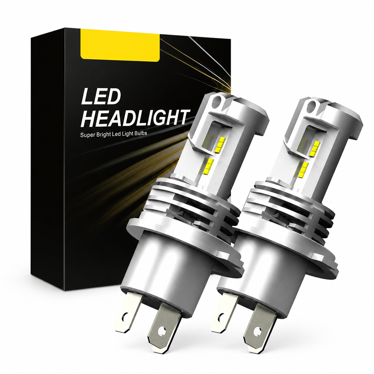 Автомобільні LED лампи H4 45 Вт 6000K з Canbus та захистом IP68 (S48WJ)