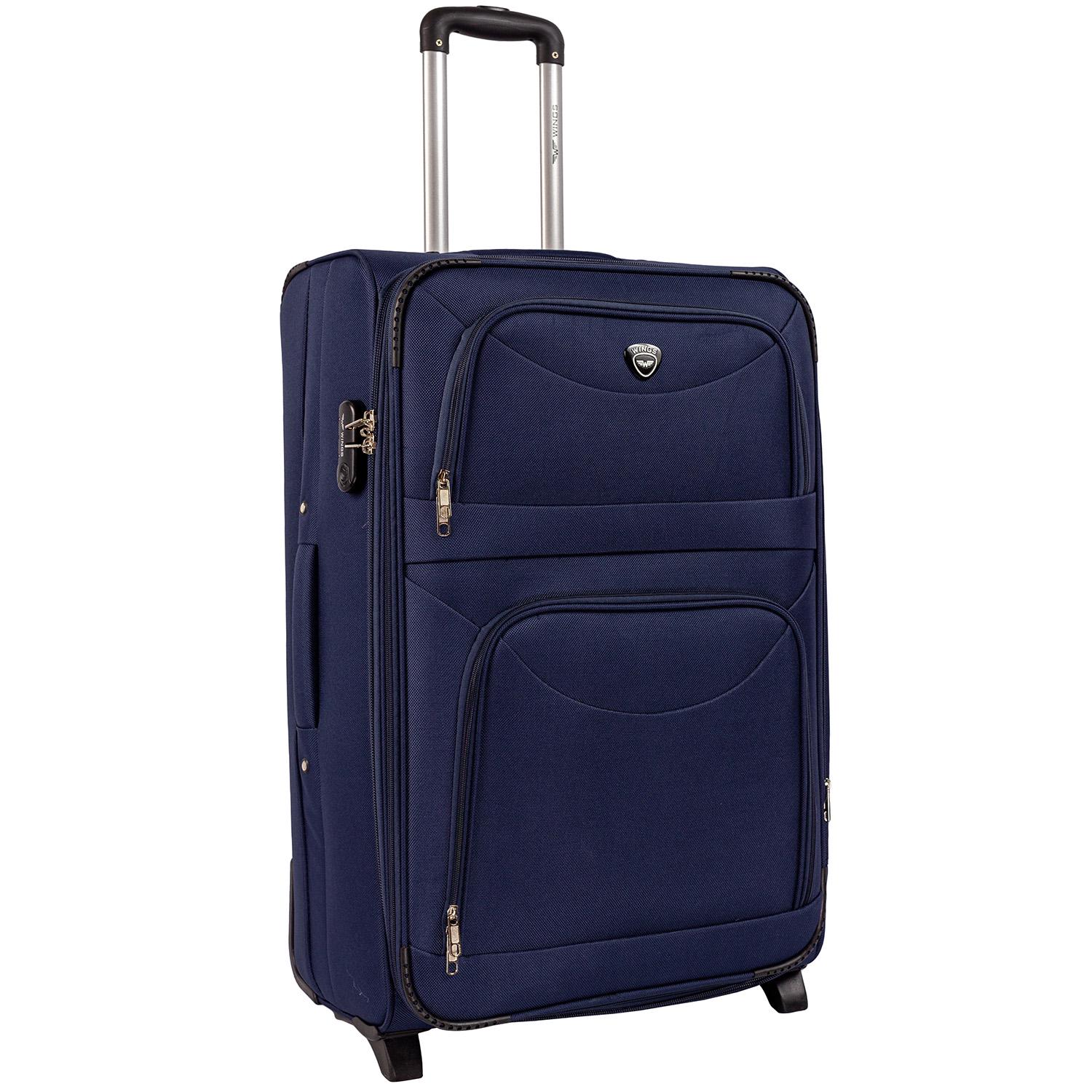 Валіза Wings 6802 L Синій (48111)