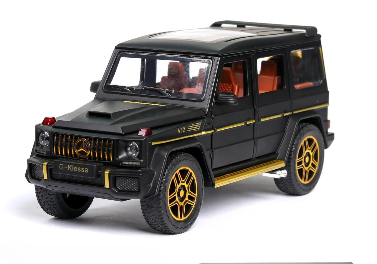 Игрушечная машина CHE ZHI Mercedes-Benz G63 металлическая 1:24 Черный (24032)