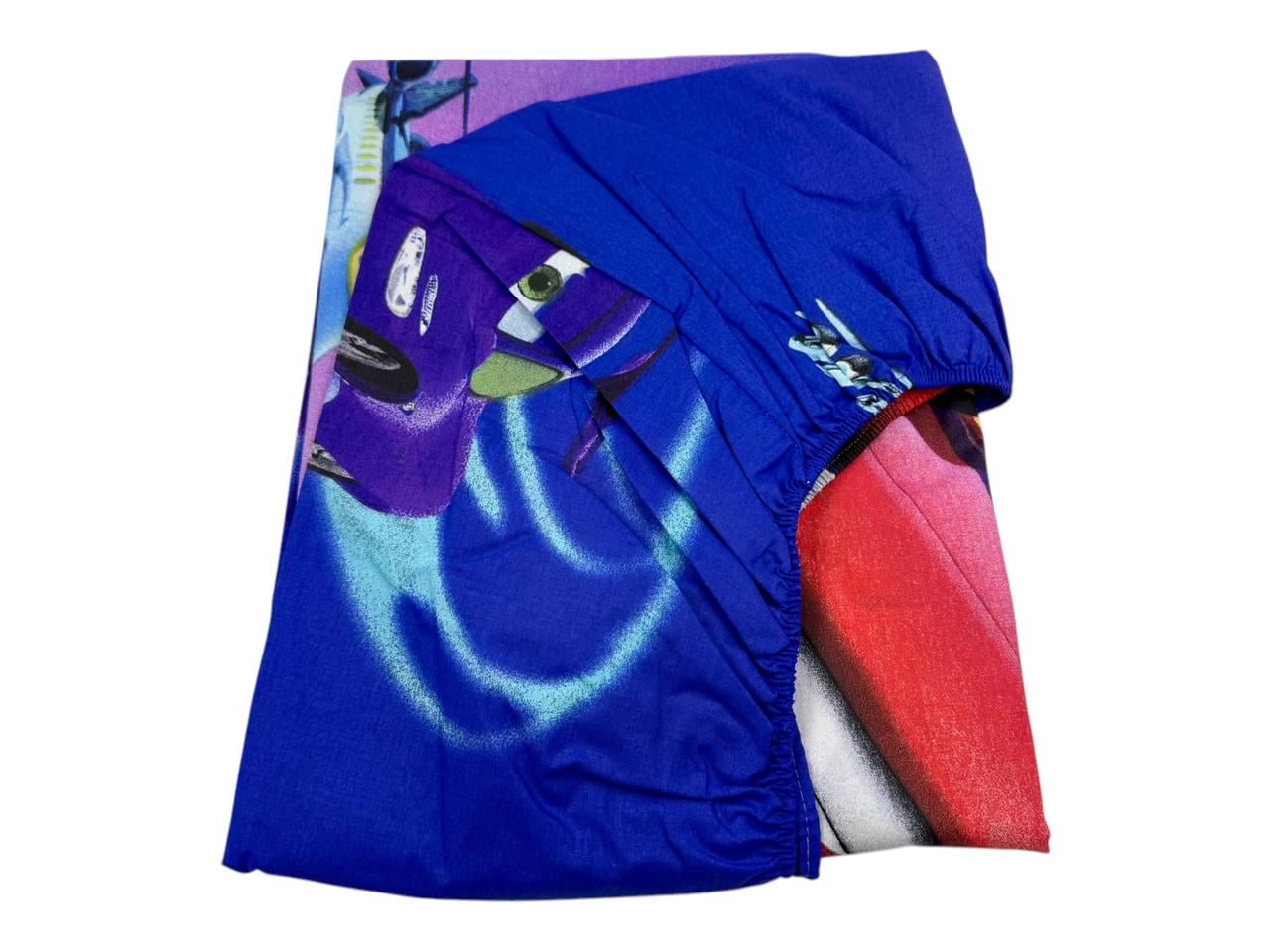 Простынь на резинке Cars бязь 180х200 см (G-1804CA/WP/x180)