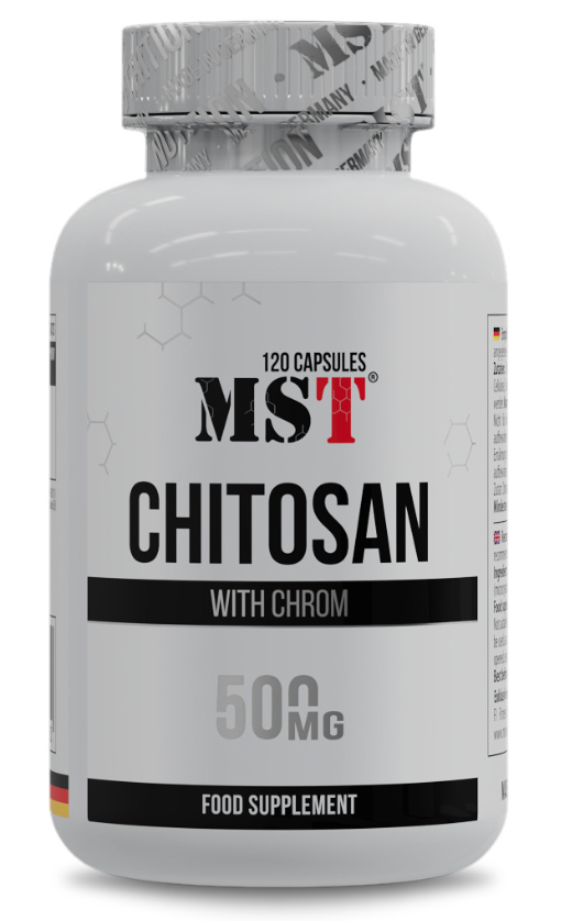 Хитозан с хромом MST Chitosan with Chrom 500 мг 120 капсул