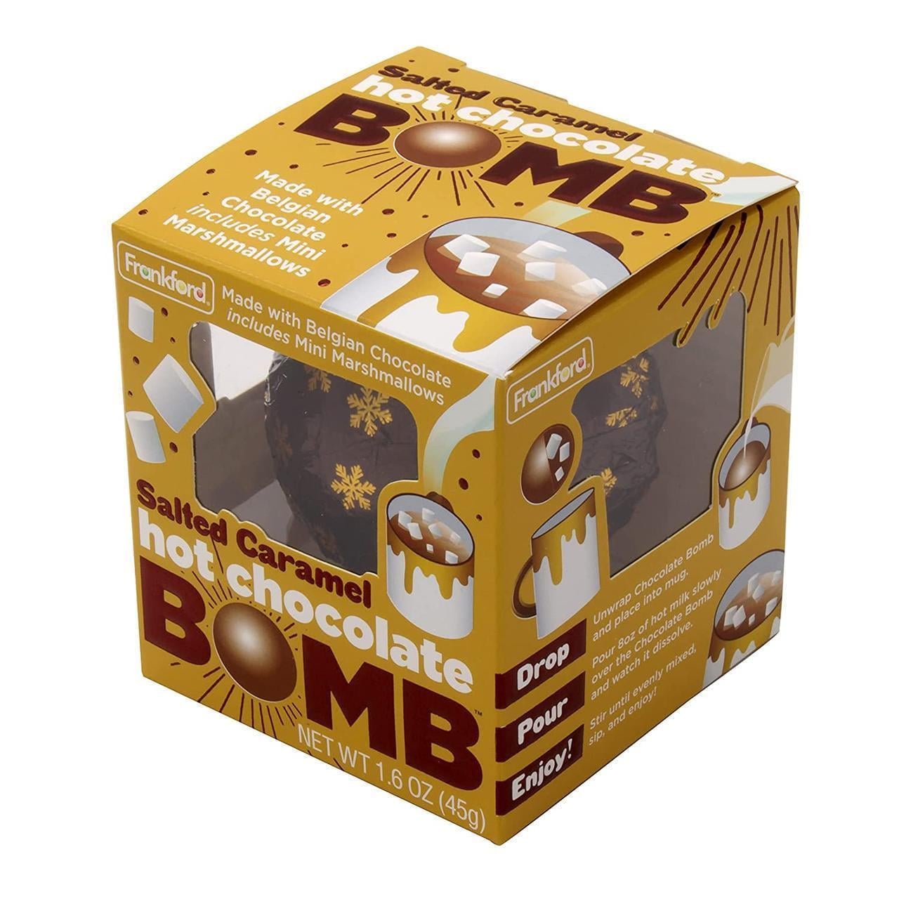 Шоколадна бомба Salted Caramel Hot Chocolate BOMB 45 г (1693382312)