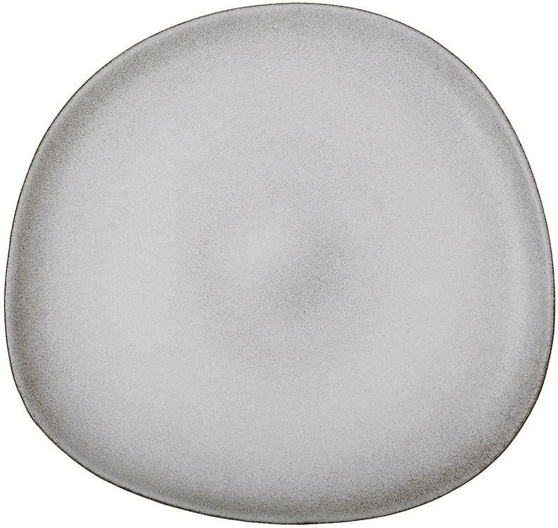 Набор керамических тарелок 27 см Серо-гранитовый