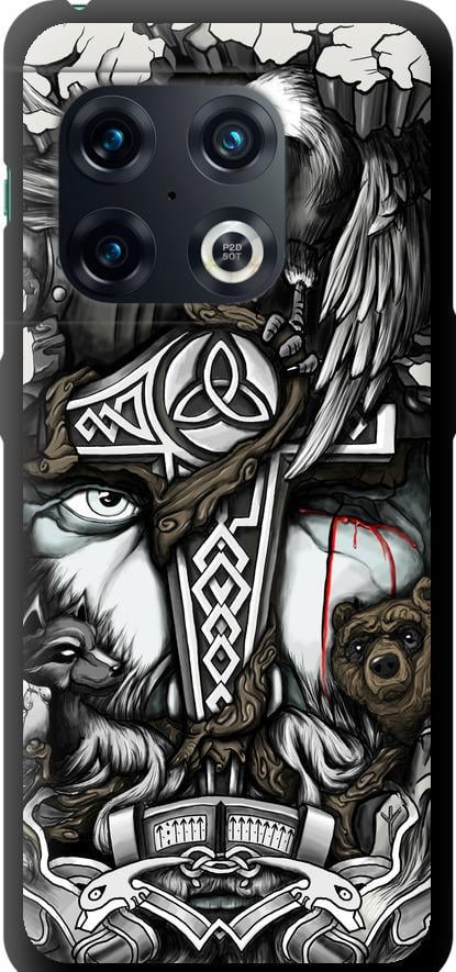 Чехол на OnePlus 10 Pro Тату Викинг (4098b-2588-42517)