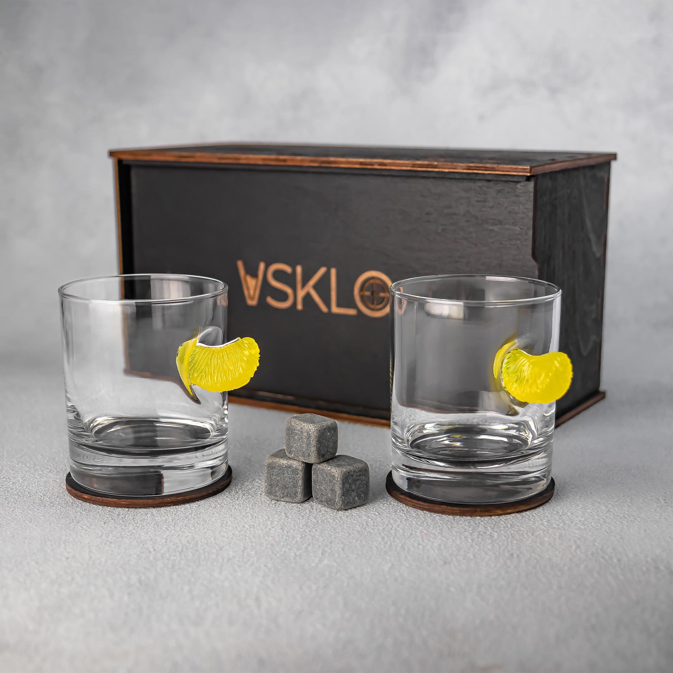 Набор на 2 стакана с мандаринами (24915140) - фото 4 Набор на 2 стакана с мандаринами (24915140) - фото 4