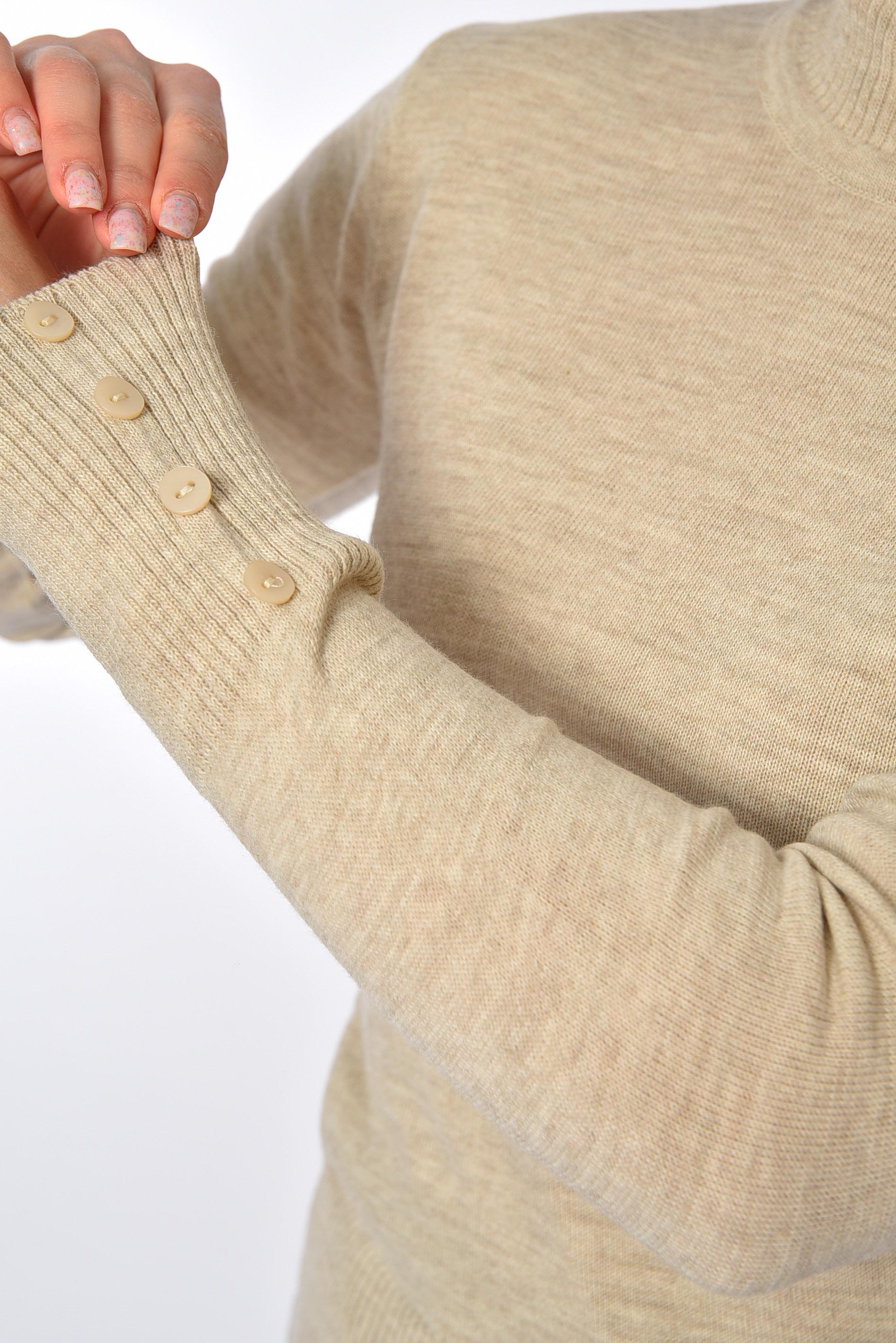 Гольф женский однотонный M-L Серый (187869) - фото 4 Гольф женский однотонный M-L Серый (187869) - фото 4