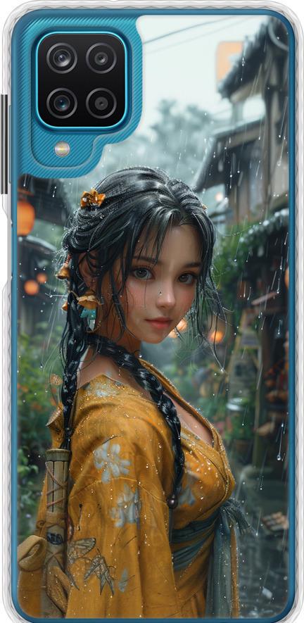 Чехол на Samsung Galaxy A12 A125F Anime-girl (6133pc-2201-42517)