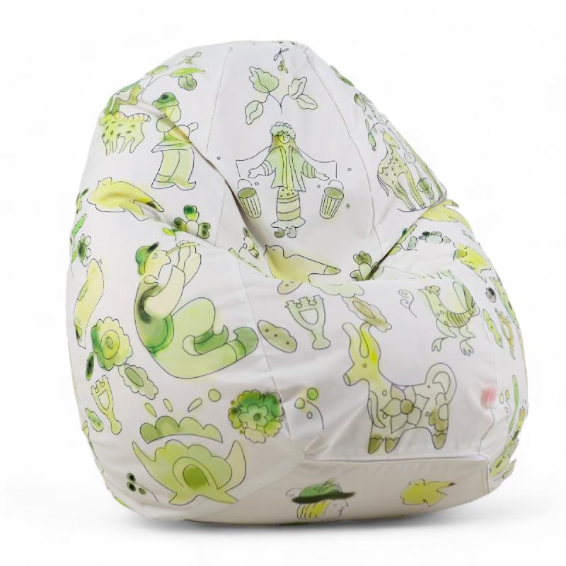 Кресло-мешок SanchoBAG Этно Звезда 135x95 см Bej (kmg-Etno-13)