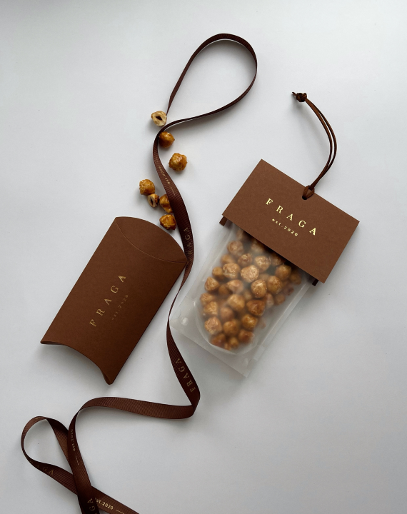 Фундук Fraga карамелизированный с добавлением соли 50 г Фундук Fraga карамелизированный с добавлением соли 50 г