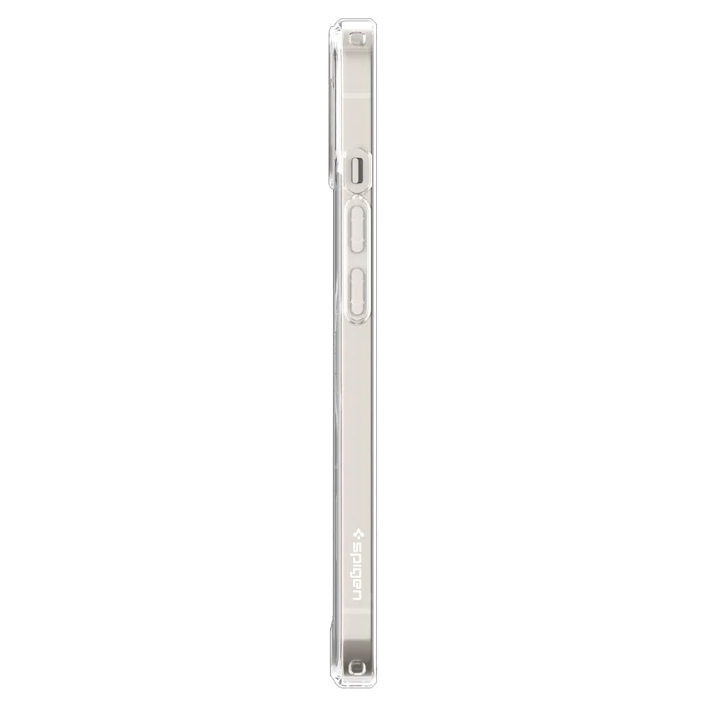 Прозрачный чехол накладка Spigen Ultra Hybrid Case with MagSafe for iPhone 13, White (ACS03528) - фото 4