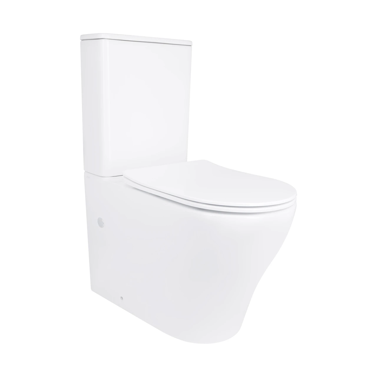 Унитаз напольный Qtap Virgo QT18226092AW Ultra Quiet безободковый с сиденьем Soft-close White