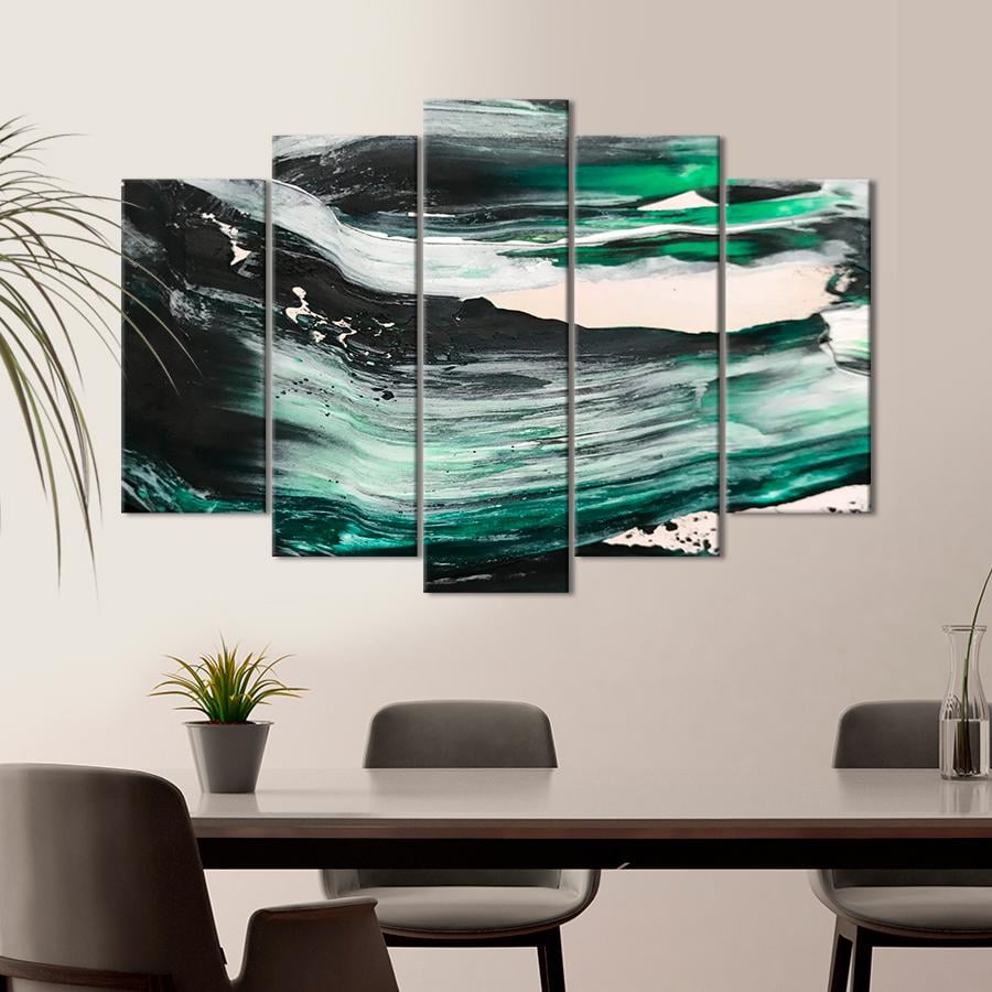 Картина Абстрактные морские штормовые волны 187x119 см (A922-5)