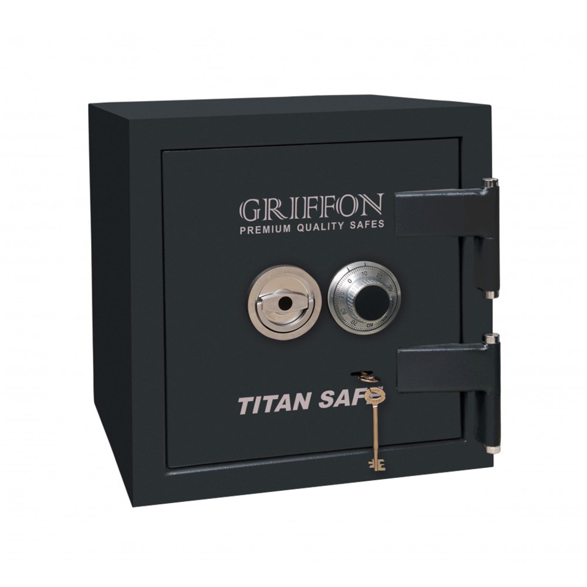 Сейф огневзломостойкий CL II.50.K.C. металлический с ключевым механическим кодовым замком 390x380x296 мм (2-12- CL II.50.K.C.)