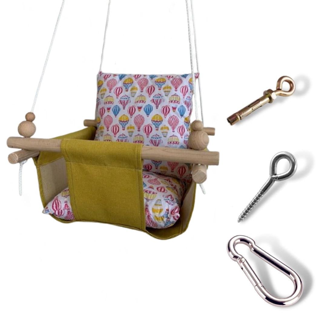 Дитяча гойдалка Infancy Літаючі кулі Жовтий (9882546)