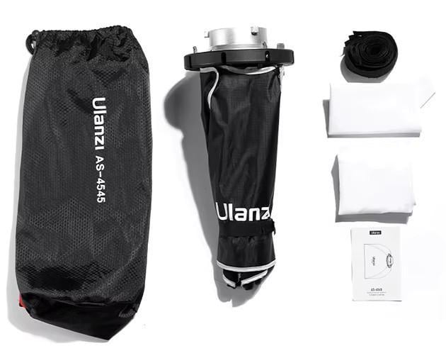 Софтбокс квадратный Ulanzi AS-4545 соты 45 см (2445479929) - фото 5 Софтбокс квадратный Ulanzi AS-4545 соты 45 см (2445479929) - фото 5